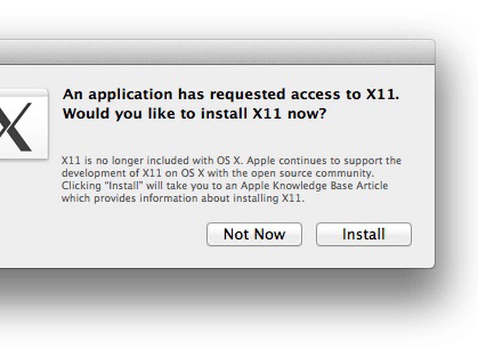 X11 mac mountain lion download location